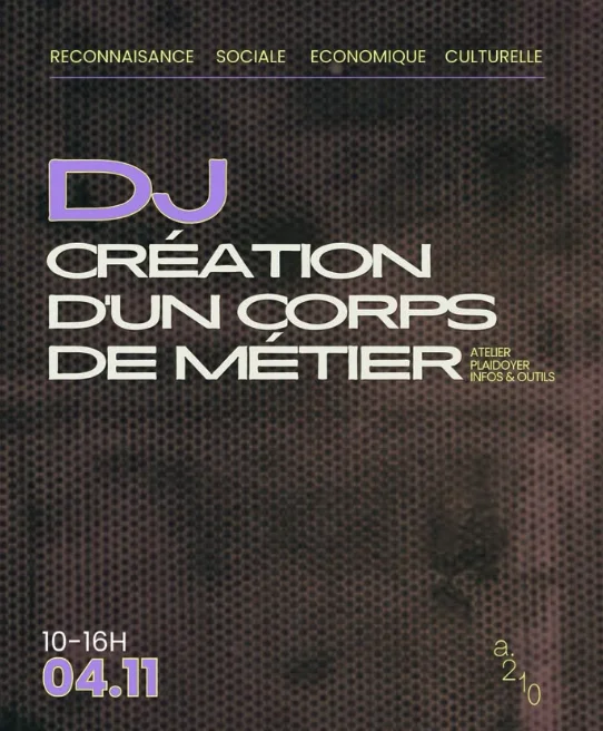 Workshop for DJs by FACIR on professional status & recognition